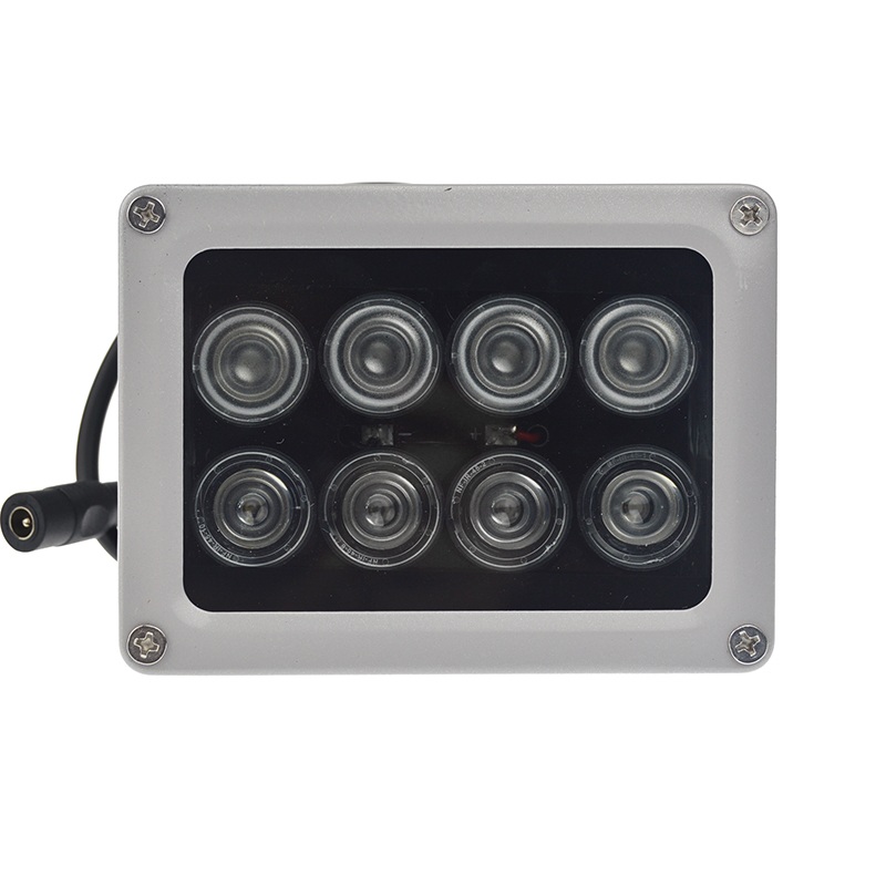 1pcs 12V 60m 8 array led infrared light night vision IR illuminator Outdoor Waterproof for CCTV Camera