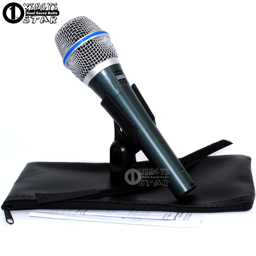 Quality BETA87A BETA 87A Karaoke Mic Vocal Wired Cardioid Dynamic Microphone Mike For BETA87C Mixer o Sing Microfone Mcrofono Mikrofon2682702