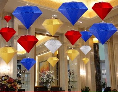 3D Cardboard Diamond Decoration Household Wedding Decor Crafts Christams Hangings New Year Festival Supplies Party Ornament
3D Cardboard Diamond Decoration Household Wedding Decor Crafts Christams Hangings New Year Festival Supplies Party Ornament