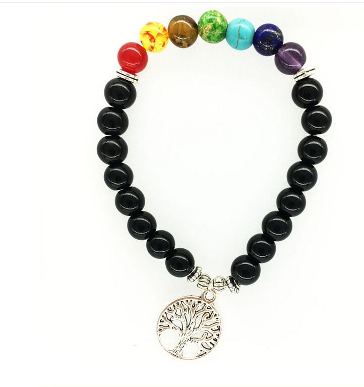 Natural Lava Stone Beads Charms Bracelets Anti-fatigue Volcanic Rock Men's Women's Fashion Diffuser Jewelry