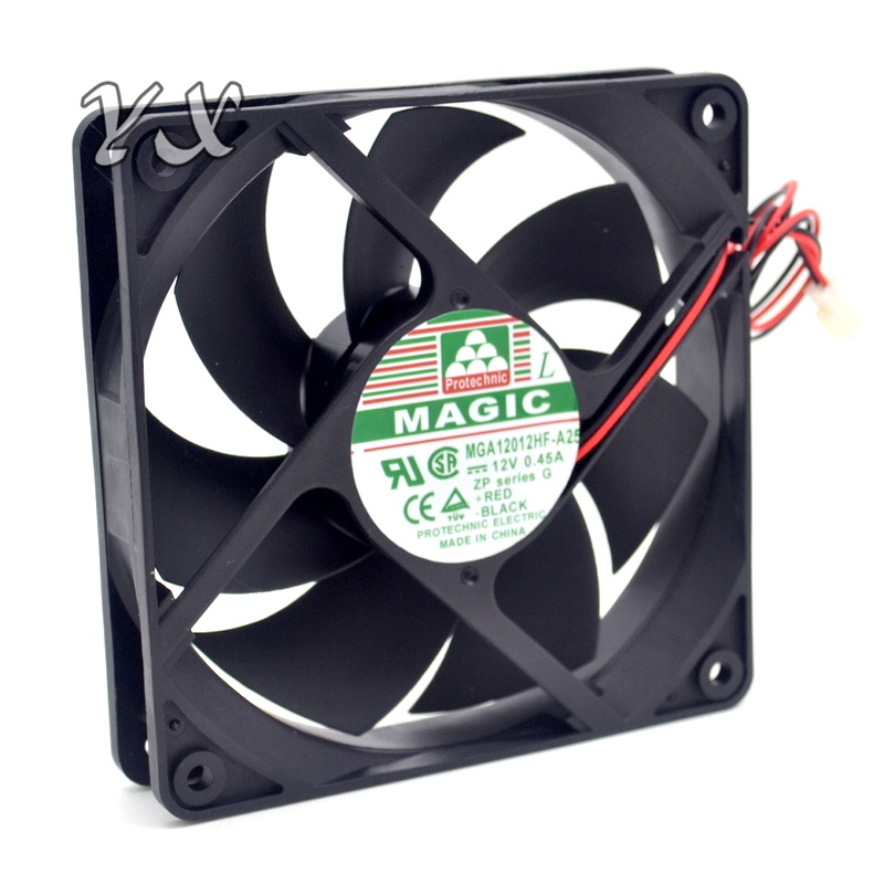 New MGA12012HF-A25 12CM 12V 0.45A Gale quiet power supply chassis fan for MAGIC 120*120*25mm
New MGA12012HF-A25 12CM 12V 0.45A Gale quiet power supply chassis fan for MAGIC 120*120*25mm