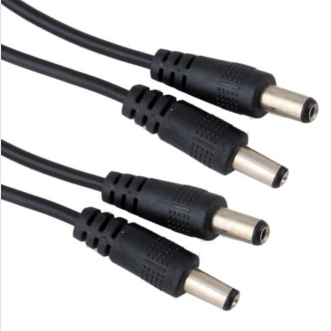 Hot 1 to 4 DC Power 4-Port Splitter Adapter Adaptor Cable CCTV Camera in home video Surveillance system
