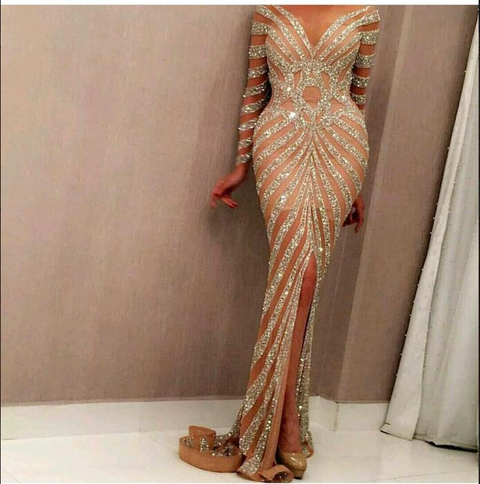 evening dress yousef aljasmi long sleeve vneck crystals split mermaid long dress almoda gianninaazar kim kardashian, Same with picture
evening dress yousef aljasmi long sleeve vneck crystals split mermaid long dress almoda gianninaazar kim kardashian, Same with picture