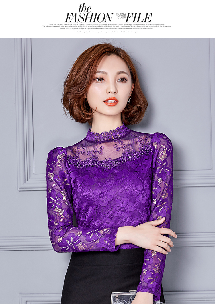 Wholesale-women tops plus size embroidery lace blouse white blouses with ruffles camisas com renda big sizes 3xl 4xl xxxl xxxxl