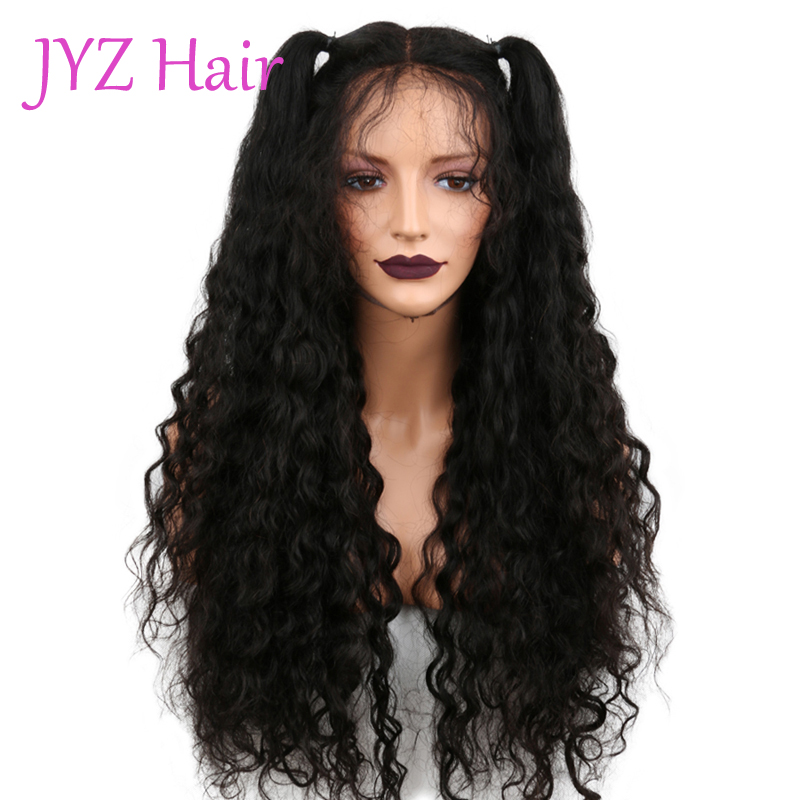 Full Lace Deep Wave Human Hair Wigs With Baby Hair Pre Plucked Hairline Brazilian Indian Malaysian Peruvian Remy Hair Lace Front Wigs