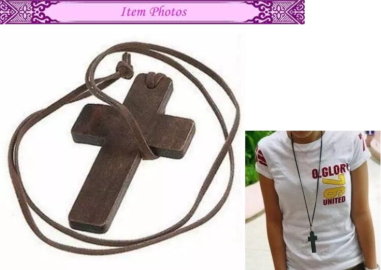 200PC Best New Fashion Euramerican And Korean Style Retro Jewelry Simple Wooden Cross And Leather Rope Necklace Sweater Chain Wholesale
200PC Best New Fashion Euramerican And Korean Style Retro Jewelry Simple Wooden Cross And Leather Rope Necklace Sweater Chain Wholesale