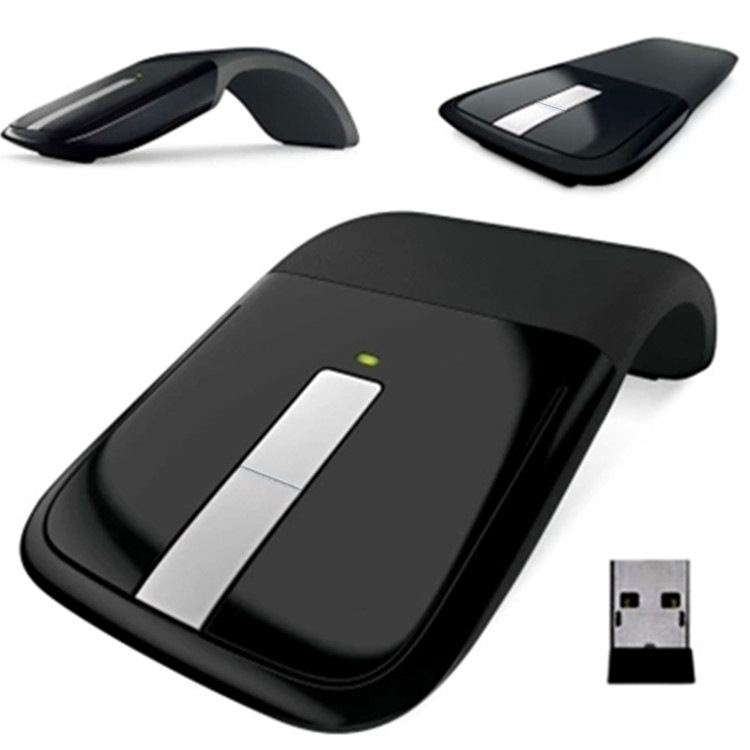Professional Mouse 24Ghz Flexional Foldable Wireless Computer Mouse Folding Arc Touch Mouse For Microsoft Surface Arc Touch 3D Co