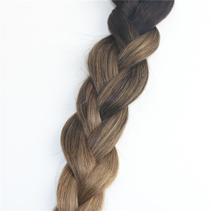 Balayage Ombre Dye #2#8 Brown High Quality Hot Selling Brazilian Virgin Hair Straight Human Hair Weave Extensions Bundles 100g