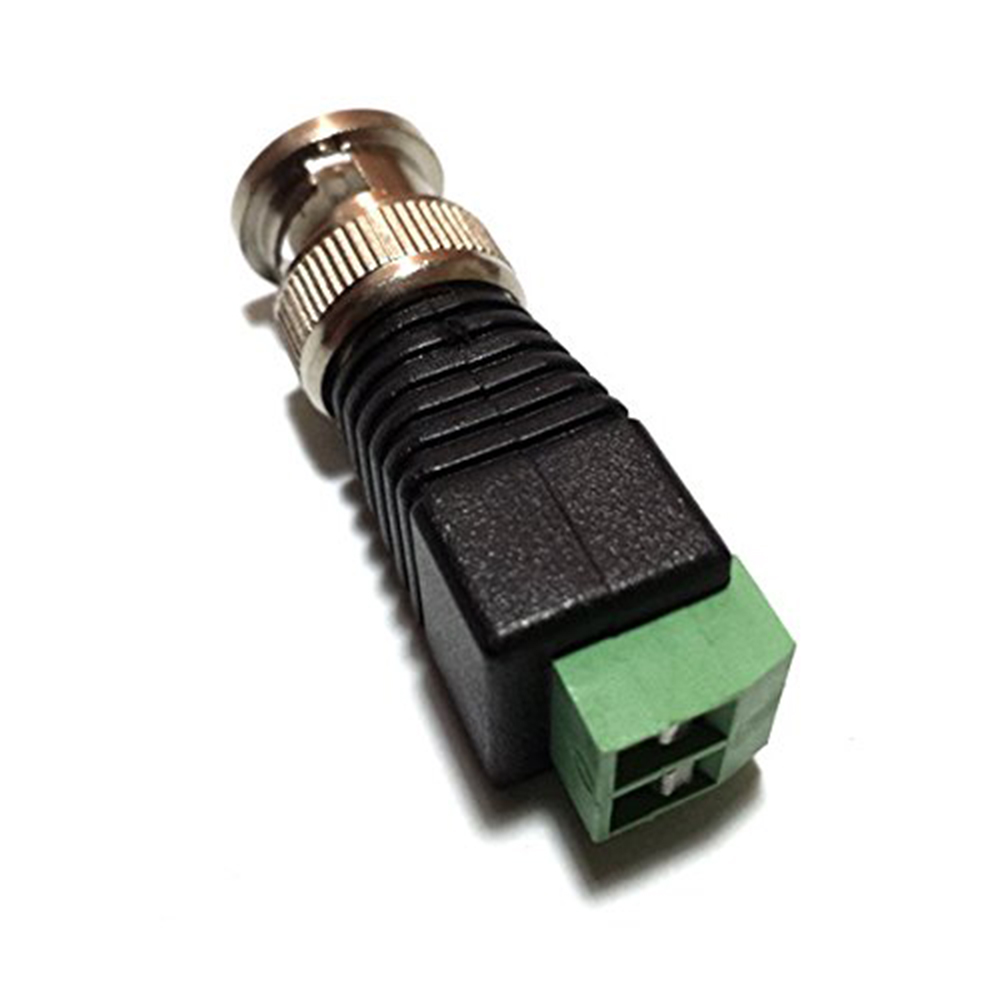 Coaxial Coax CAT5 BNC Male Connector for CCTV Camera Security System Surveillance Accessories New Arrival