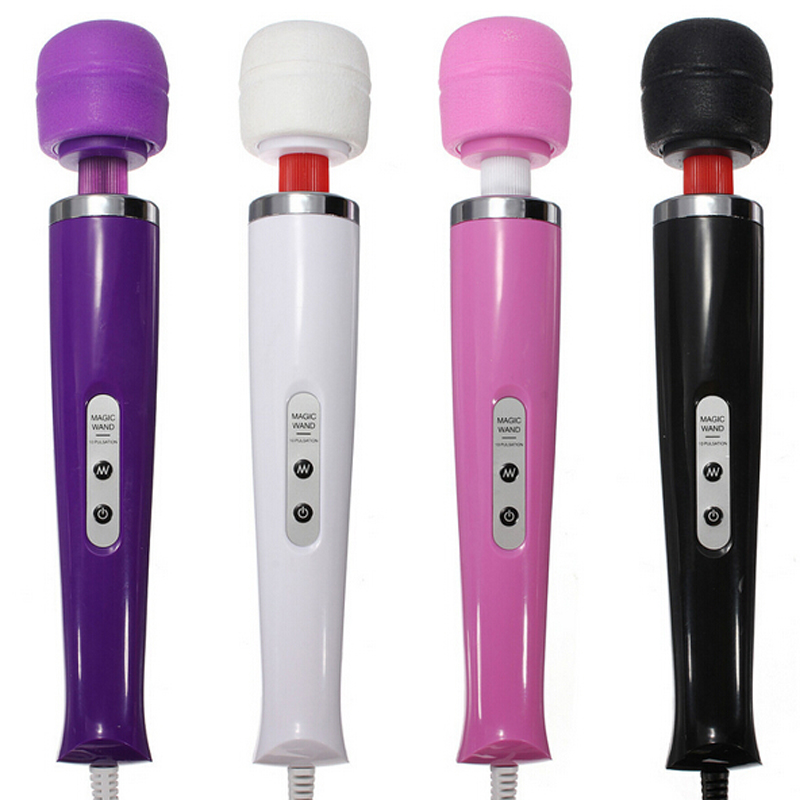 10 Speed Magic Wand Travel G-spot stimulation Massager Wired Style Personal Body Vibrator Sex Toy Product Free shipping