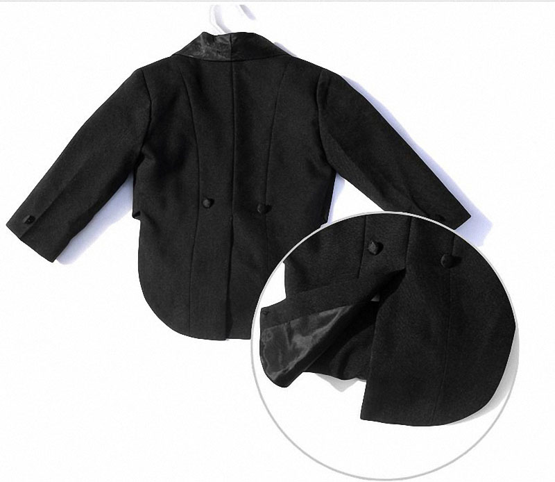 Boys suits for weddings Kids Prom Suits Black/White Wedding Suits for Boys Tuxedos Children Clothing Set Boy Formal Costume