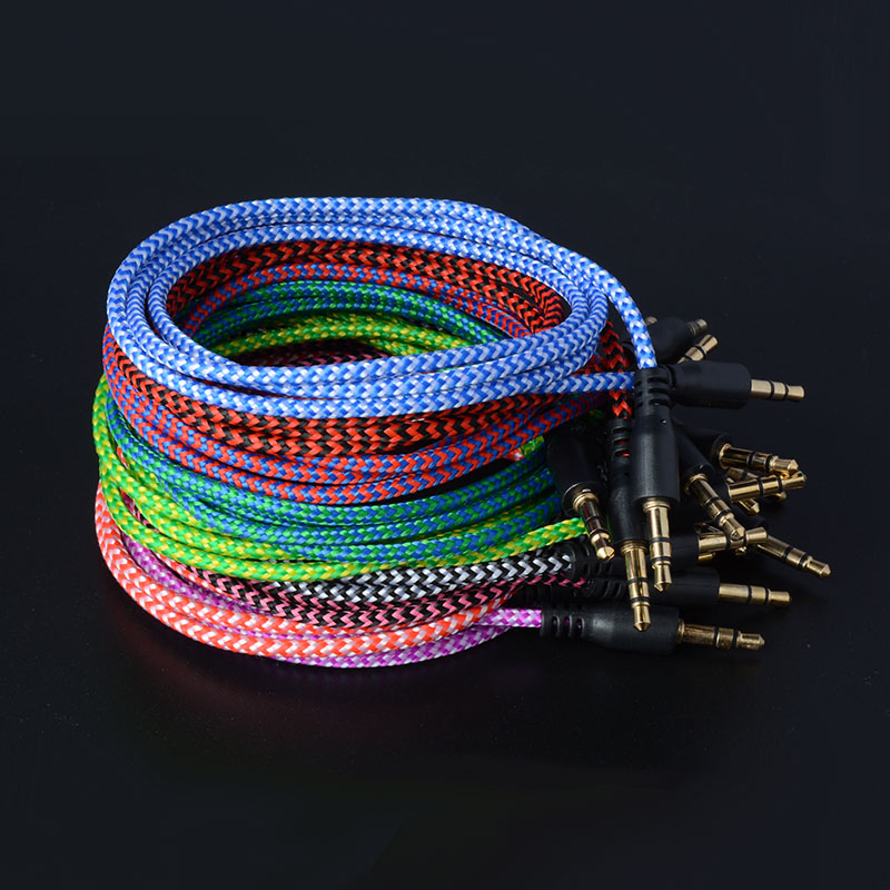 Braided Audio Auxiliary Cable 1m 3.5mm Wave AUX Extension Male to Male Stereo Car Nylon Cord Jack For smartphone PC MP3 Headphone Speaker, From a to i
Braided Audio Auxiliary Cable 1m 3.5mm Wave AUX Extension Male to Male Stereo Car Nylon Cord Jack For smartphone PC MP3 Headphone Speaker, From a to i
