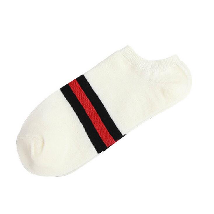 Newest arrival Spring and summer striped men's socks ultra-thin breathable low to help cotton stealth men sock NW022