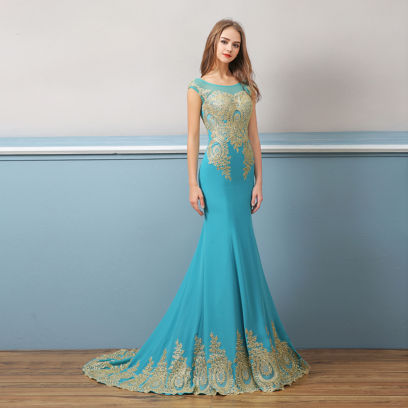 Robe De Soiree Elegant Royal Blue Chiffon Formal Evening Dresses Gold Lace 2019 Mermaid Prom Gowns Lace Up Prom Dresses XU039 Back, Black
Robe De Soiree Elegant Royal Blue Chiffon Formal Evening Dresses Gold Lace 2019 Mermaid Prom Gowns Lace Up Prom Dresses XU039 Back, Black