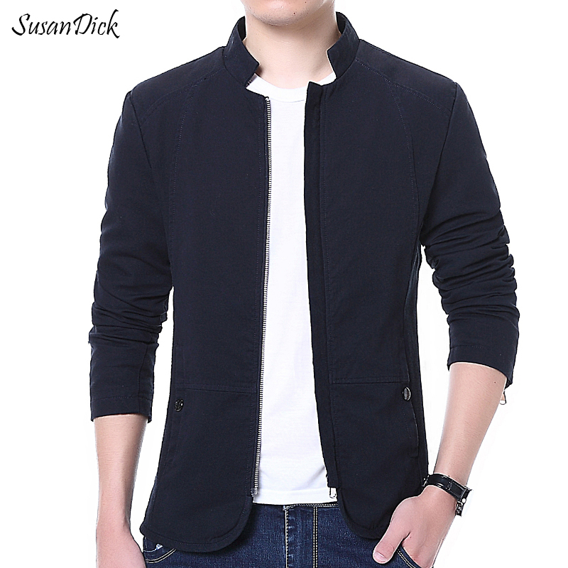 Men's Jackets Wholesale- Fashion Autumn Jacket Men Clothing Thin Slim Casual Business Coat Male Plus Size Stand Collar Cotton Navy Blue Jacket
Men's Jackets Wholesale- Fashion Autumn Jacket Men Clothing Thin Slim Casual Business Coat Male Plus Size Stand Collar Cotton Navy Blue Jacket