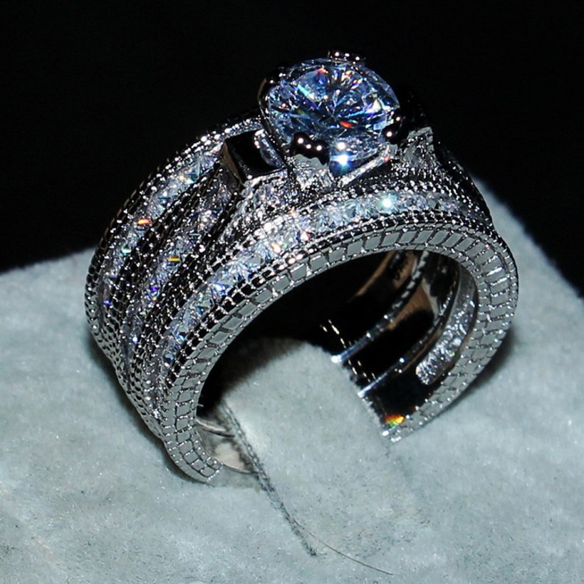 Luxury 20ct Square Simulated Diamond rings sets 3-in-1 Engagement Wedding Jewelry solid 14kt Wwhite gold filled ring for women size 5-11
Luxury 20ct Square Simulated Diamond rings sets 3-in-1 Engagement Wedding Jewelry solid 14kt Wwhite gold filled ring for women size 5-11
