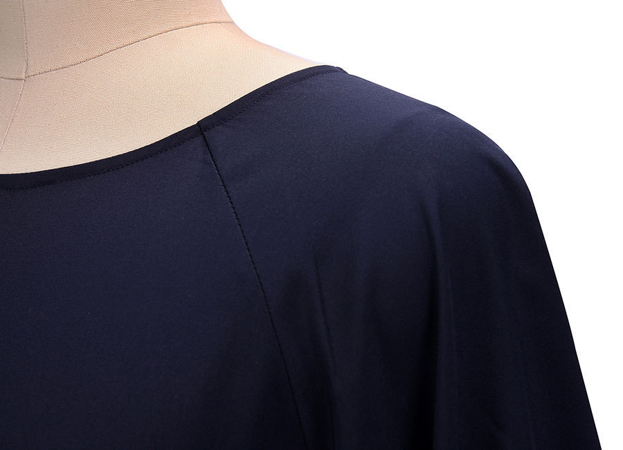 arrival Fashion elegant temperament Work Dresses waist chiffon pencil dress seven points lantern sleeves skirt LX017