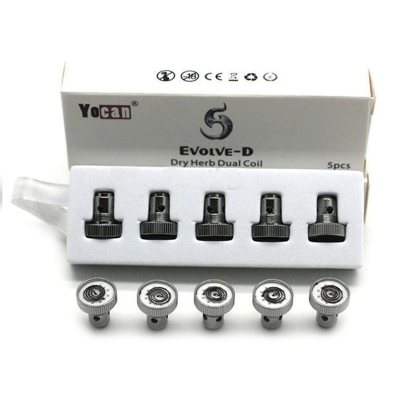 100% Original Authentic Yocan Evolve D Coil Head Quartz Dual Coil QDC Replacement Coils For Yocan Evolve Kit NYX Dry Herb Vaporizer
100% Original Authentic Yocan Evolve D Coil Head Quartz Dual Coil QDC Replacement Coils For Yocan Evolve Kit NYX Dry Herb Vaporizer