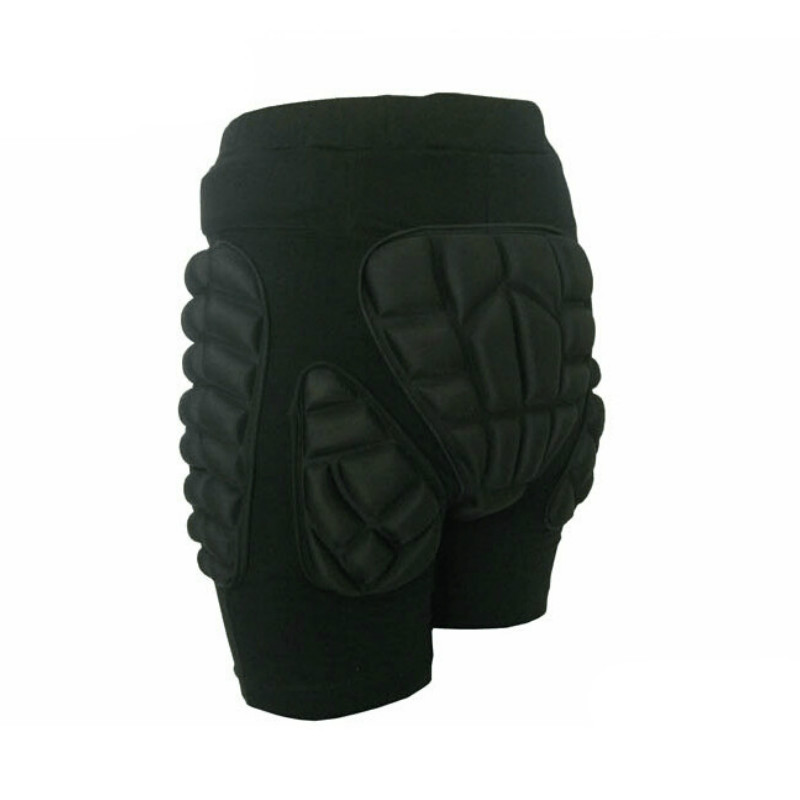 Wholesale- 2017 Sports Skiing Shorts Protective Hip Bottom Padded For Ski Snow Skate Snowboard Pants Roller Hip Protection Pad Sports Gears