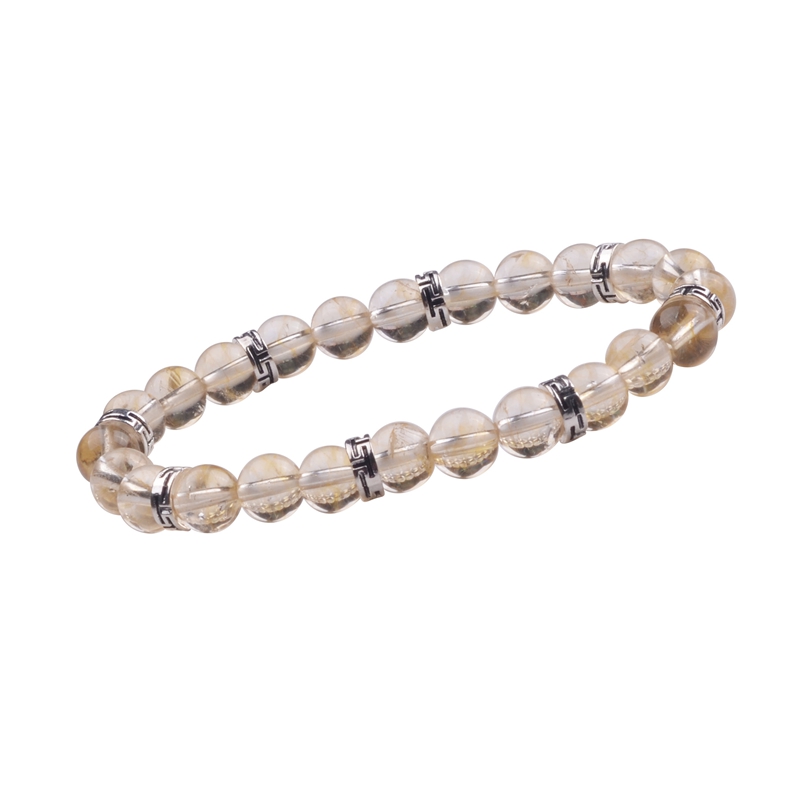8mm Popular natural stone volcanic rock yoga bracelet, can promote the new generation to ensure the health of the human body