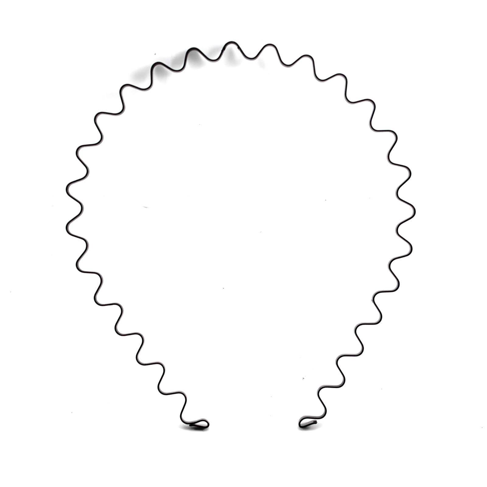 New Chic Women's Metal Sports Wave Elastic Headwear Hairband Hair Decoration #T701