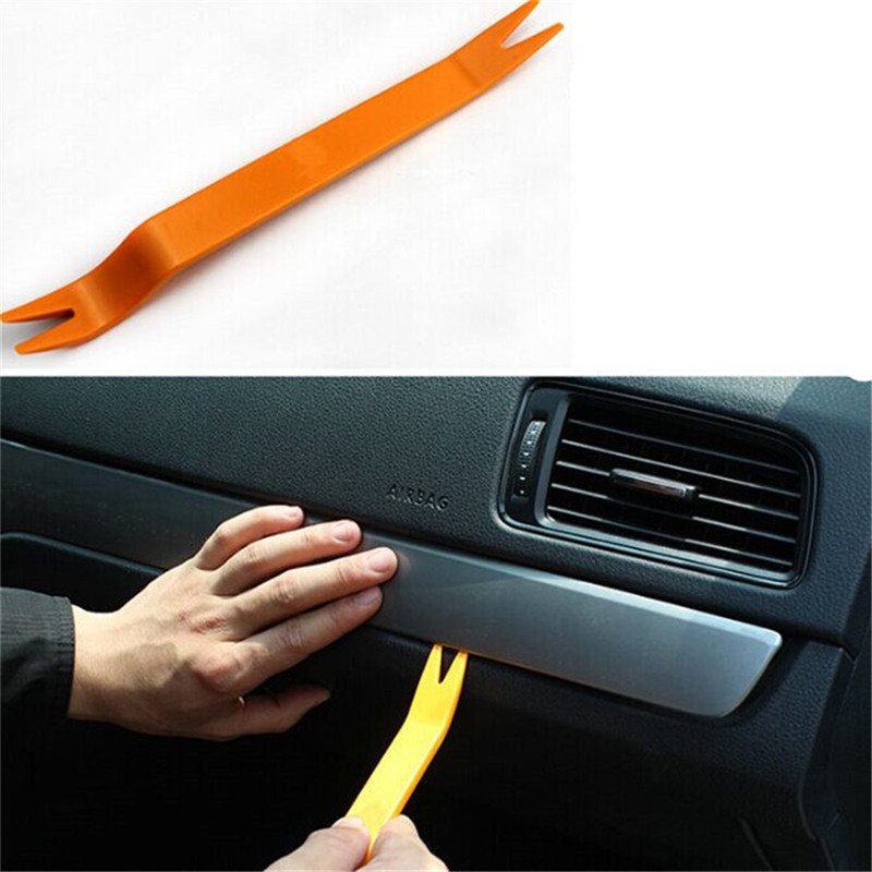 RERAS 4pcs Auto Car Radio Panel Door Clip Panel Trim Dash Audio Removal Installer Pry Repair Tool Portable Practical