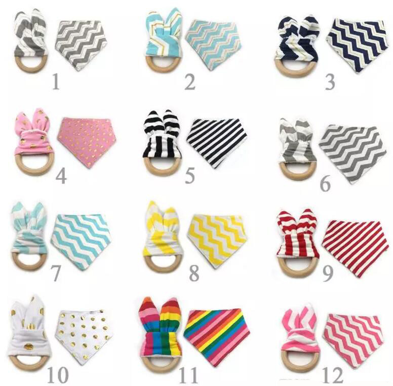 12 Styles New Baby Bibs+Teething Ring Teeth Stick 2pcs Sets 100% Cotton bamboo fiber Infant Bibs Teething Ring Wooden Teething Training
12 Styles New Baby Bibs+Teething Ring Teeth Stick 2pcs Sets 100% Cotton bamboo fiber Infant Bibs Teething Ring Wooden Teething Training