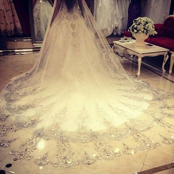 Sparkly Ivory 3M Long Rhinestones Cathedral Wedding Veils Lace Applique Trim Crystals One Layer Custom Made Tulle Sequined Bridal Veil
Sparkly Ivory 3M Long Rhinestones Cathedral Wedding Veils Lace Applique Trim Crystals One Layer Custom Made Tulle Sequined Bridal Veil