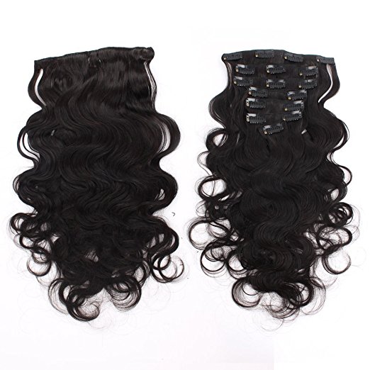 Clip In Double Wefts Peruvian Human Hair Extensions Body Wave 100% Virgin Remy Human Hair 7 pieces 100gram 12inch-26inch natural black hair, Natural color
Clip In Double Wefts Peruvian Human Hair Extensions Body Wave 100% Virgin Remy Human Hair 7 pieces 100gram 12inch-26inch natural black hair, Natural color