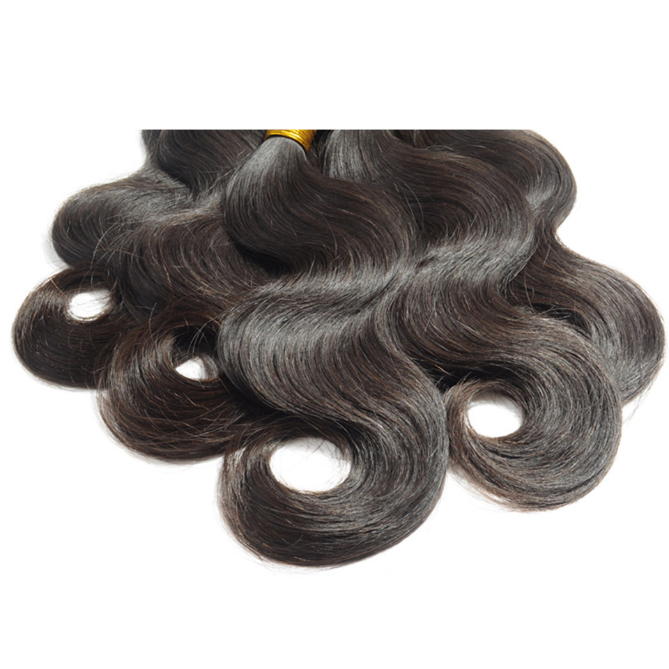 Brazilian Body Wave Human Virgin Hair Weaves Double Wefts Natural Black Color 80g/pc 3pcs/lot Can Be Dyed Bleached Remy Hair Extensions