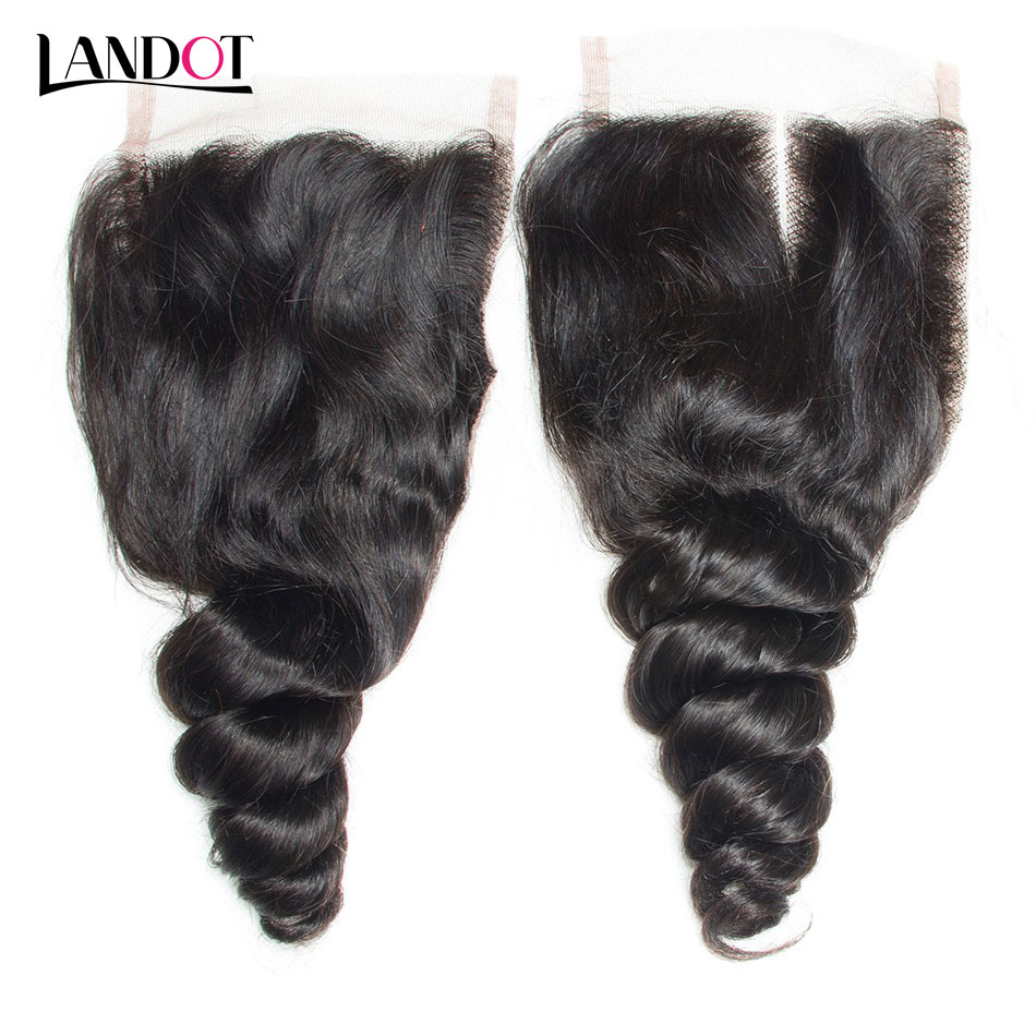 Brazilian Malaysian Peruvian Virgin Hair Weaves 3 Bundles with Lace Closure Loose Wave Curly 8A Indian Cambodian Remy Human Hair Closures