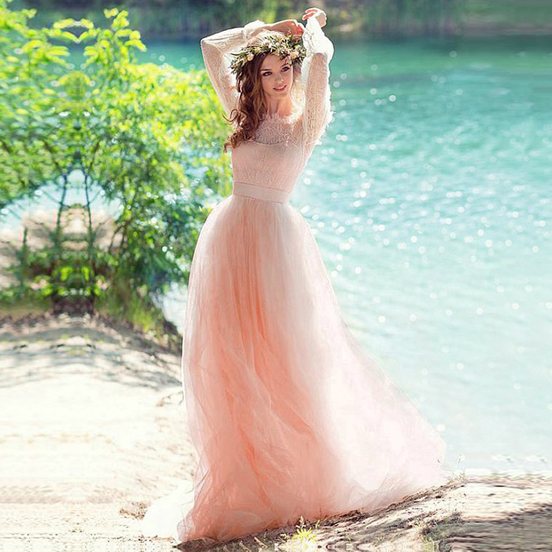 Glamorous Pink Evening Dresses Lace Formal Prom Gowns With A Line Lace Applique Boat Neck Long Sleeves Party Dresses, Silver
Glamorous Pink Evening Dresses Lace Formal Prom Gowns With A Line Lace Applique Boat Neck Long Sleeves Party Dresses, Silver