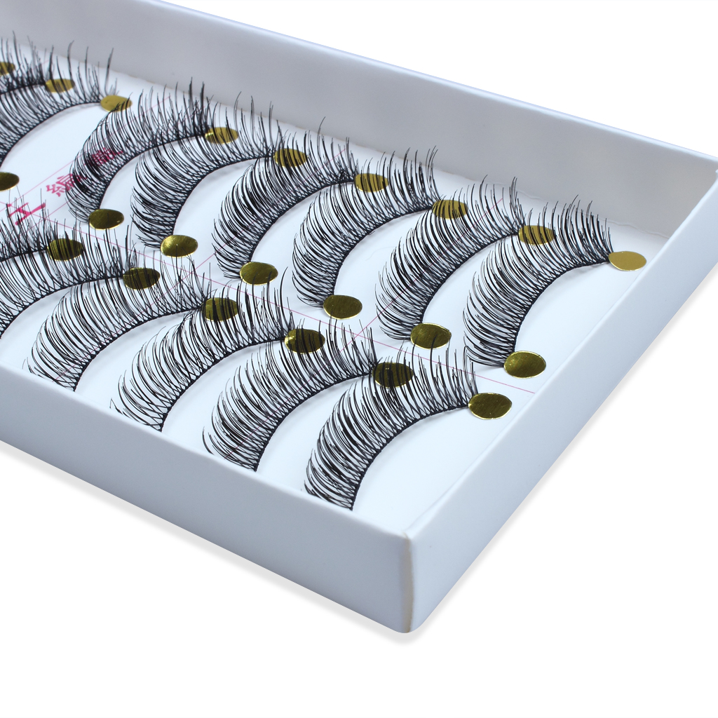 10Pairs Brand new Lady Makeup Natural Long Thick Black False Eyelashes Charming Eye Lashes For Party and Daily Use
10Pairs Brand new Lady Makeup Natural Long Thick Black False Eyelashes Charming Eye Lashes For Party and Daily Use