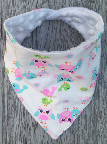 20pcs Baby Triangle Bib burp cloths soft 100% Cotton minky dots water absorption Bandana Bibs Infant Saliva Bavoir Towel Pinafore Apron YE08