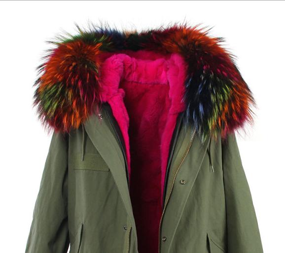 JAZZEVAR Brand Cold winter fur parkas Black furs trim multicolour Grass rabbit fur lined canvas black mini parka real rabbit fur lined coats, Army green coat
JAZZEVAR Brand Cold winter fur parkas Black furs trim multicolour Grass rabbit fur lined canvas black mini parka real rabbit fur lined coats, Army green coat