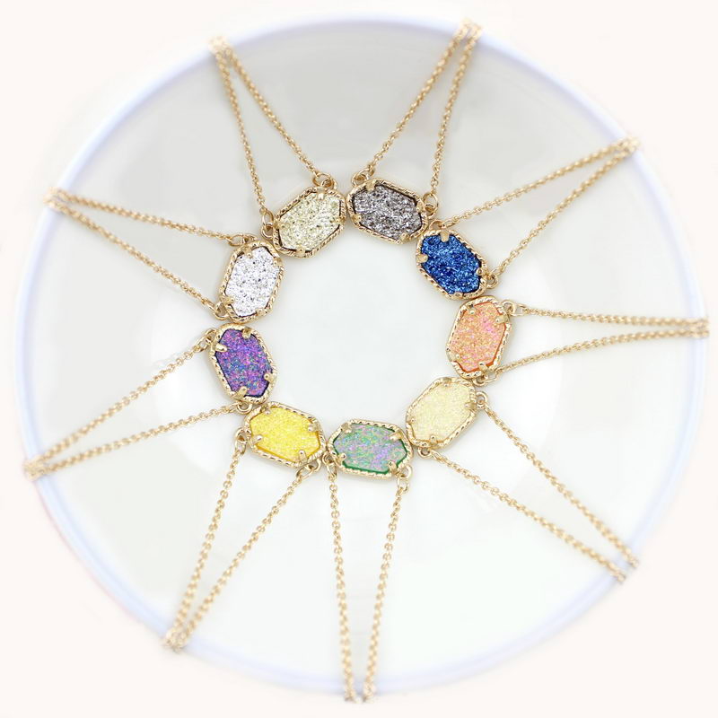 fashion silver gold plating kendra druzy drusy necklace bright earrings silver gold plated geometry stone resin necklaces christmas gift
fashion silver gold plating kendra druzy drusy necklace bright earrings silver gold plated geometry stone resin necklaces christmas gift