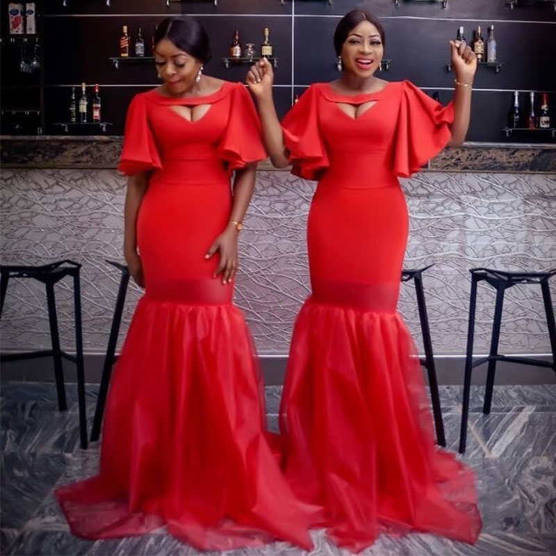 Short Sleeve Hot Red Mermaid Evening Dresses Keyhole Front African Prom Dress Gowns Organza Skirt Long Party Dresses vestidos festa, Light purple
Short Sleeve Hot Red Mermaid Evening Dresses Keyhole Front African Prom Dress Gowns Organza Skirt Long Party Dresses vestidos festa, Light purple