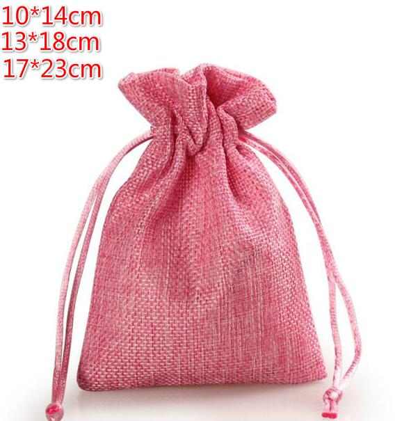 Free Ship 50pcs Pink 10*14cm 13*18cm 17*23cm Printed Flower Linen Bag Flax Sack Jewelry Bags Beads Wedding Party Candy Beads Xmas Gift Bags
Free Ship 50pcs Pink 10*14cm 13*18cm 17*23cm Printed Flower Linen Bag Flax Sack Jewelry Bags Beads Wedding Party Candy Beads Xmas Gift Bags