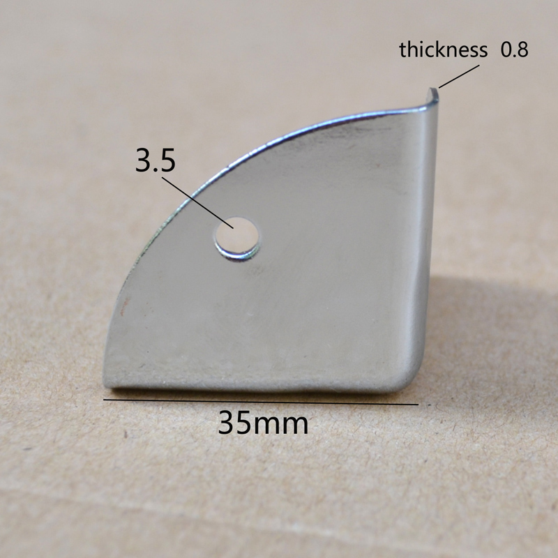 37B metal corner bracket air box corner Luggage hardware accessories tool box corner guard sound furniture Aluminum case corner cosmeitic