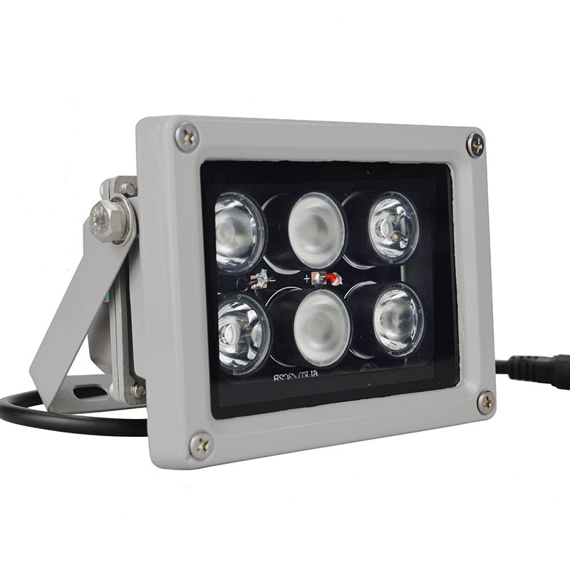 12V 60m 6 PCS LED Array IR illuminator infrared lamp Led Light Outdoor Waterproof for CCTV camera Surveillance camera 6 arrey IR light