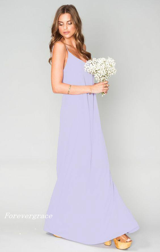 Beach Bohemian Country Style Bridesmaid Dress Summer Boho Maid of Honor Dress Wedding Guest Gown Custom Made Plus Size