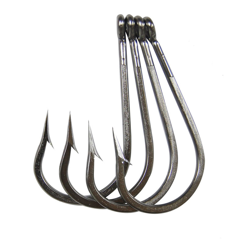 50pcs Fishing Hooks Saltwater Large Giant and Alligator Hooks Extra Strong 420 Stainless Steel Fishing Hook