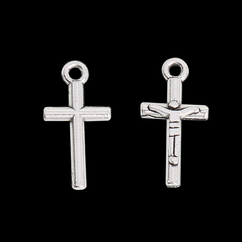 Antique Silver Plated Cross Charms Alloy Religious Jesus Pendant Charms For Wire Bangle 9*17mm Drop Shipping AAC1304
Antique Silver Plated Cross Charms Alloy Religious Jesus Pendant Charms For Wire Bangle 9*17mm Drop Shipping AAC1304