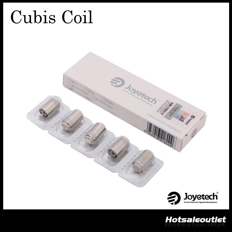 Joyetech Cubis Coil Head BF SS316 0.5ohm 0.6ohm 1.0ohm BF-Ni 0.2ohm BF Clapton 1.5ohm For Cubis eGo Aio Cuboid Mini Atomizer 100% Original
Joyetech Cubis Coil Head BF SS316 0.5ohm 0.6ohm 1.0ohm BF-Ni 0.2ohm BF Clapton 1.5ohm For Cubis eGo Aio Cuboid Mini Atomizer 100% Original