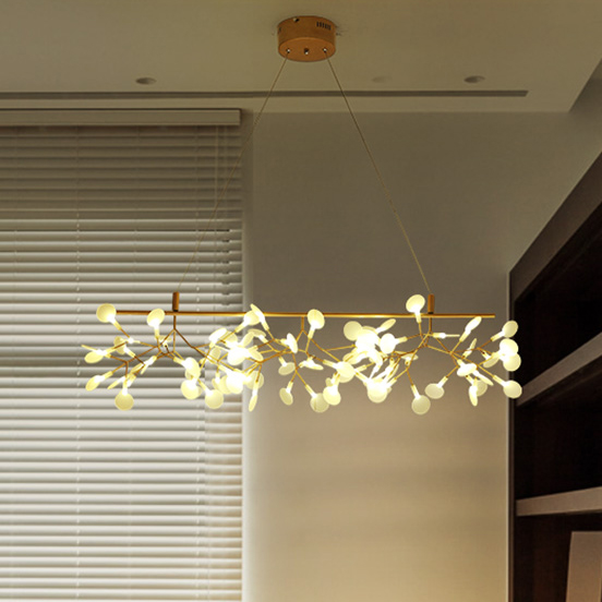 LED Modern Pendant Lamps Firefly Branch Hang chandeliers Lights Fixture Home Indoor Lighting European Romantic Dining Room Bedroom Hanging Droplight 1