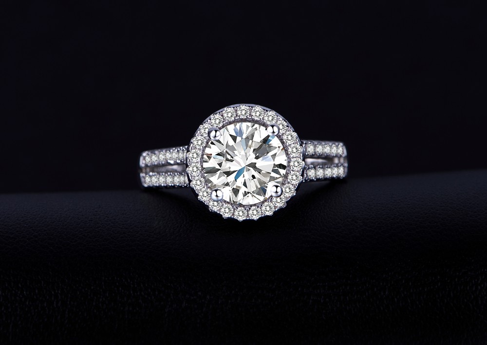 Hot sale Fashion Luxury Women Engagement Jewelry 925 sterling Silver 5A ZC Crystal Zircon Female Wedding Finger Flower Rings For Lover Gift