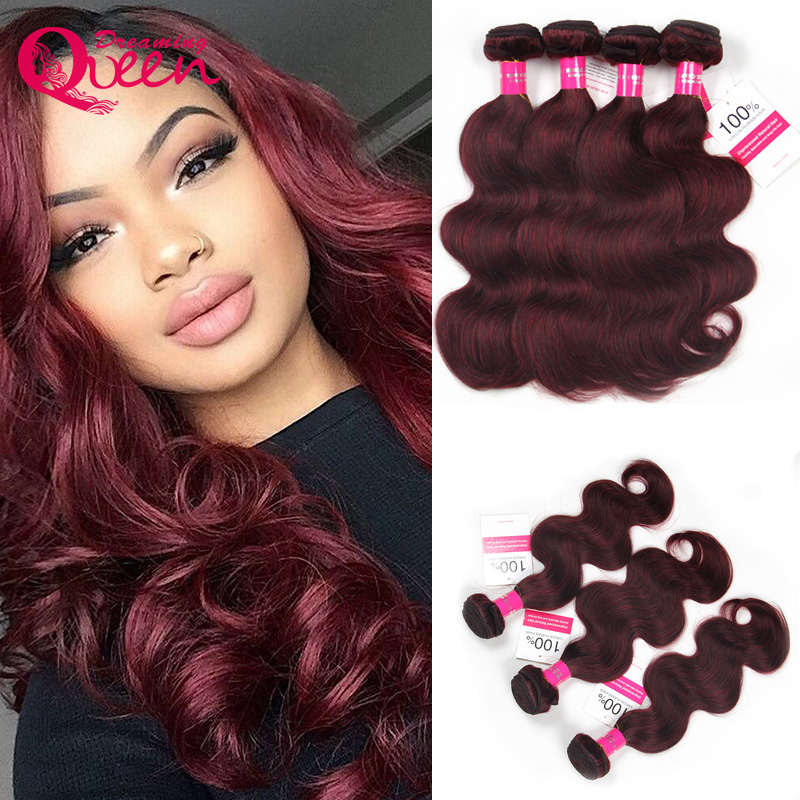 99J Burgundy Color Brazilian Body Wave 100% Virgin Human Hair Ombre Hair Extension Weave 3 Bundles Dreaming Queen Virgin Hair
99J Burgundy Color Brazilian Body Wave 100% Virgin Human Hair Ombre Hair Extension Weave 3 Bundles Dreaming Queen Virgin Hair