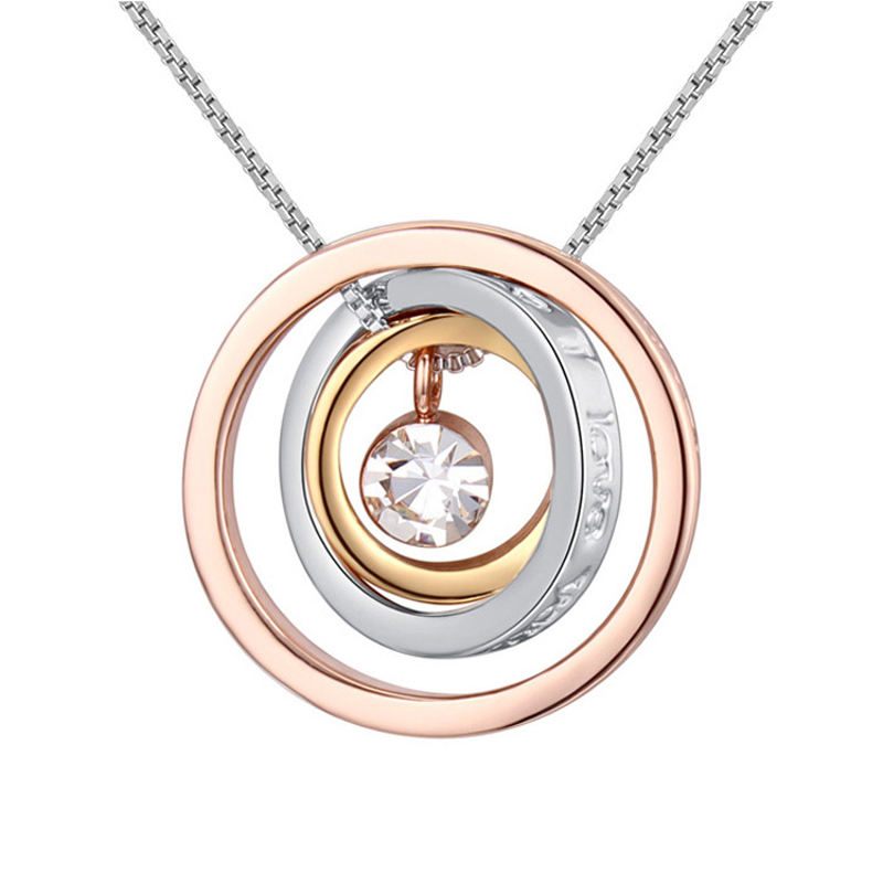 Fashion brands 9 colors concentric circles pendant necklace Made with Swarovski ELEMENTS crystals best Christmas jewelry gift for women
Fashion brands 9 colors concentric circles pendant necklace Made with Swarovski ELEMENTS crystals best Christmas jewelry gift for women