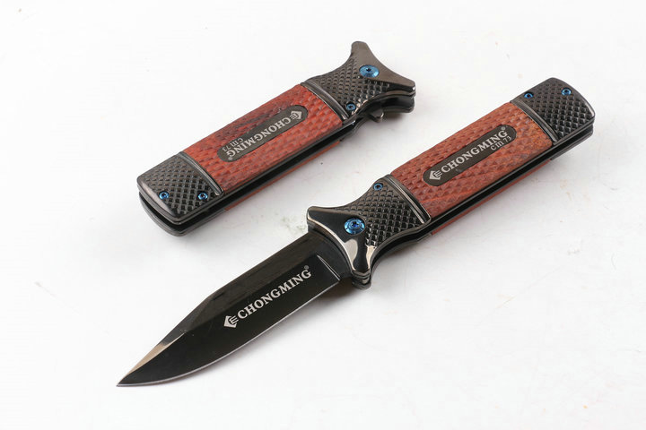 Browning Chongming CM73 Black Titanium Tactical Folding Knife 440C 57HRC Wood Handle Clip Camping Hunting Survival Pocket Knife EDC Tools
Browning Chongming CM73 Black Titanium Tactical Folding Knife 440C 57HRC Wood Handle Clip Camping Hunting Survival Pocket Knife EDC Tools