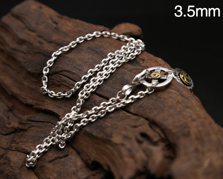 925 sterling silver vintage jewelry pendant necklace for men and women eagle and cross charm pendant Japan style long necklace free shipping